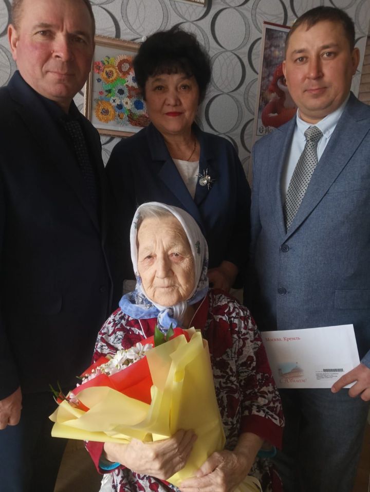 Жительница села Биклянь отметила  95-летний юбилей