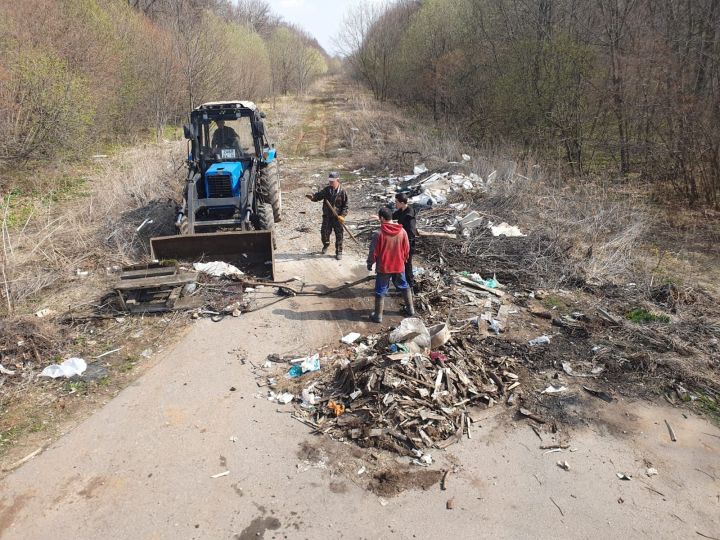 Кенәз авыл җирлегендә масштаблы өмә узды
