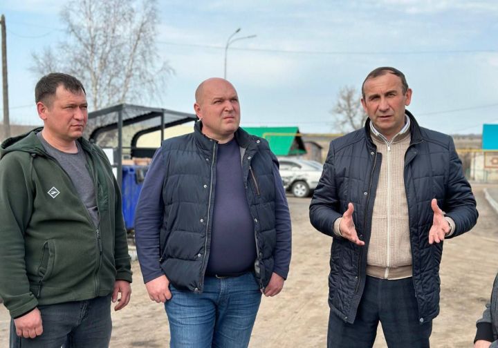 Руководитель Исполнительного комитета Камиль Назмиев проинспектировал ход работ