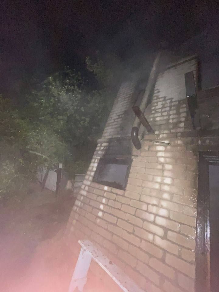 В Тукаевском районе сгорела баня на дачном участке