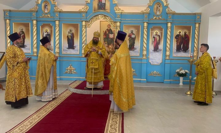 Епископ Набережночелнинский и Елабужский Гавриил совершил визит в село Шильнебаш