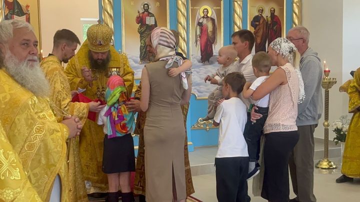 Епископ Набережночелнинский и Елабужский Гавриил совершил визит в село Шильнебаш