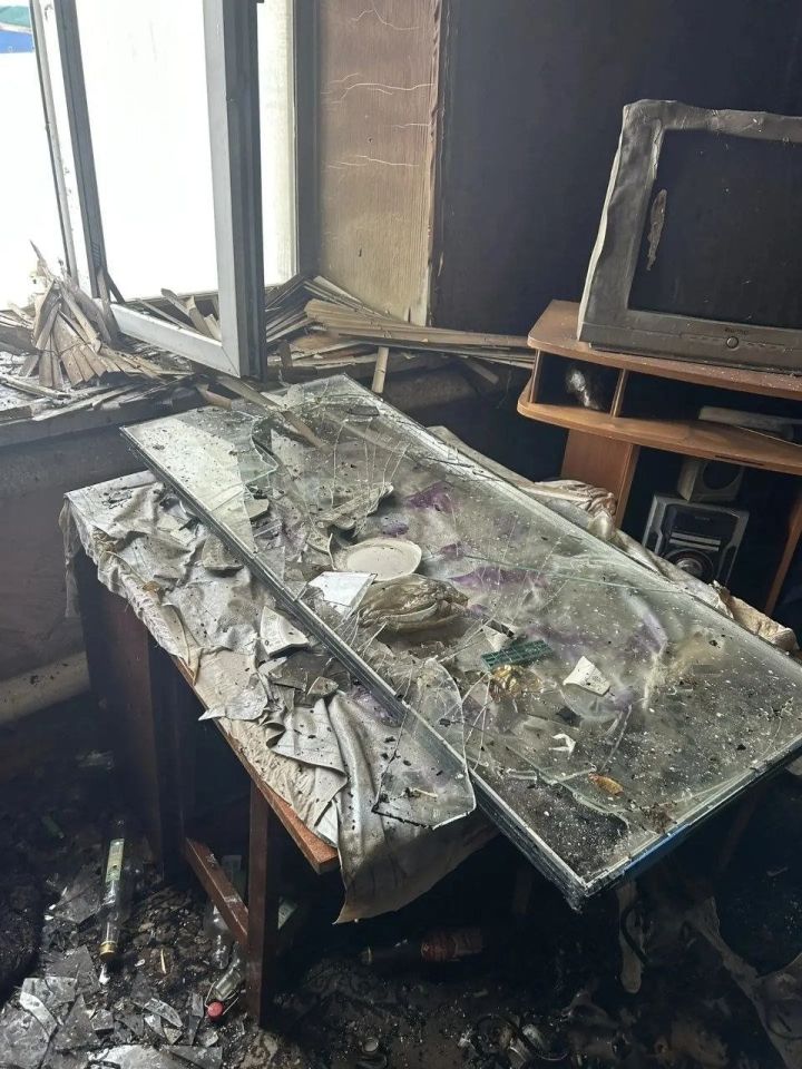 Пожар в селе Тлянче Тамак: пострадал мужчина