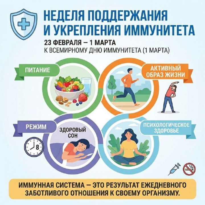 Неделя иммунитета: как защитить организм и оставаться здоровым