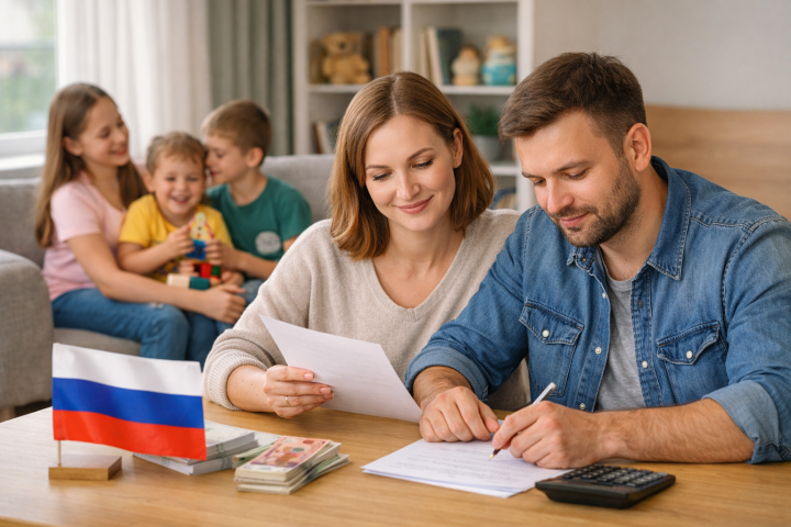 Многодетные семьи смогут получать пособие при небольшом превышении дохода