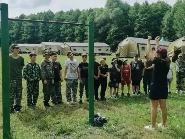 Тукай районы балалары хәрби-патриотик лагерьга юл тотты