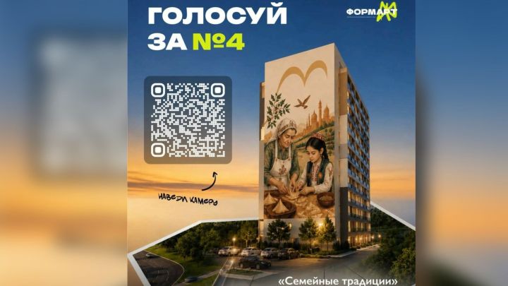 Мурал из Челнов «Семейные традиции» борется за победу в финале «ФормАРТа»